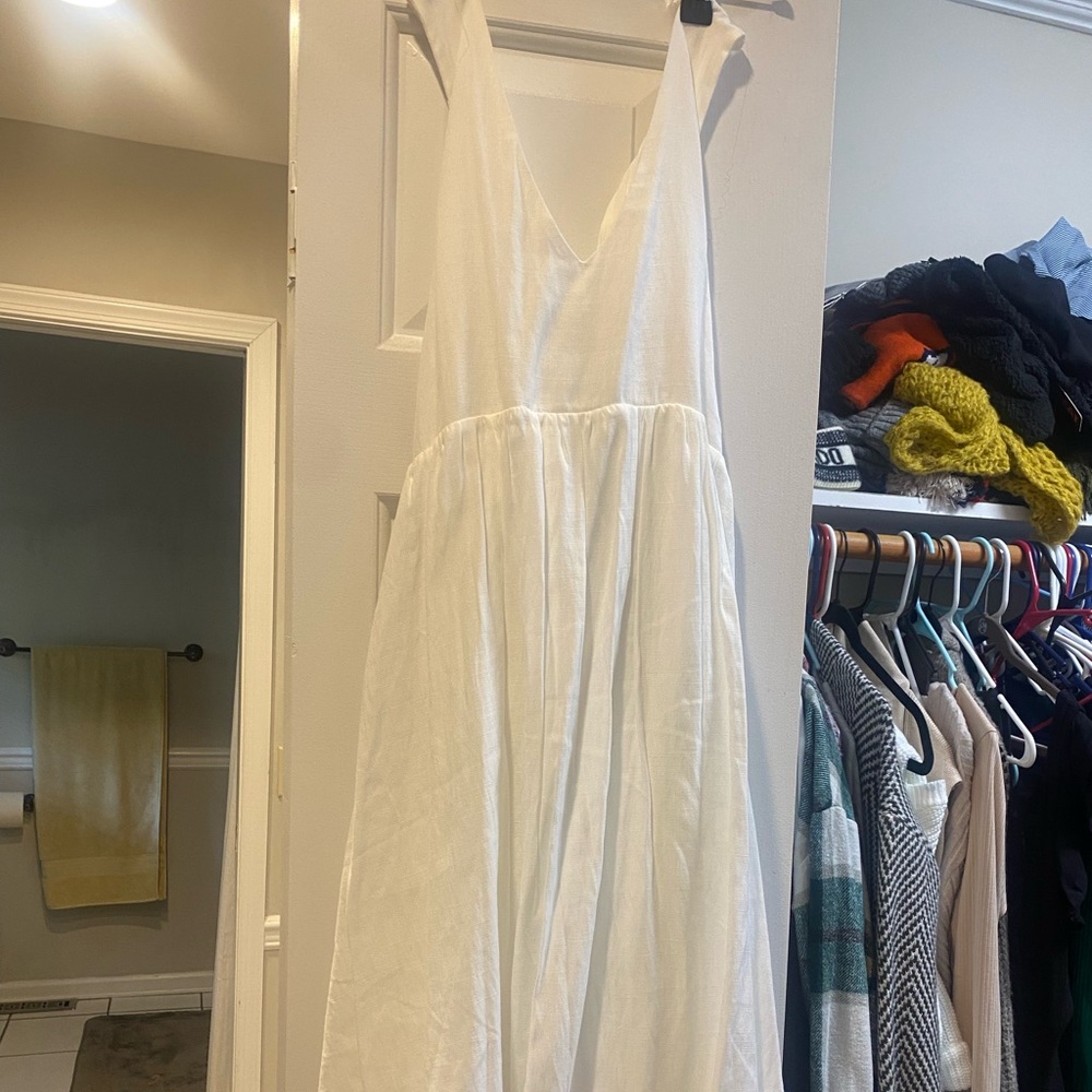 White summer dress